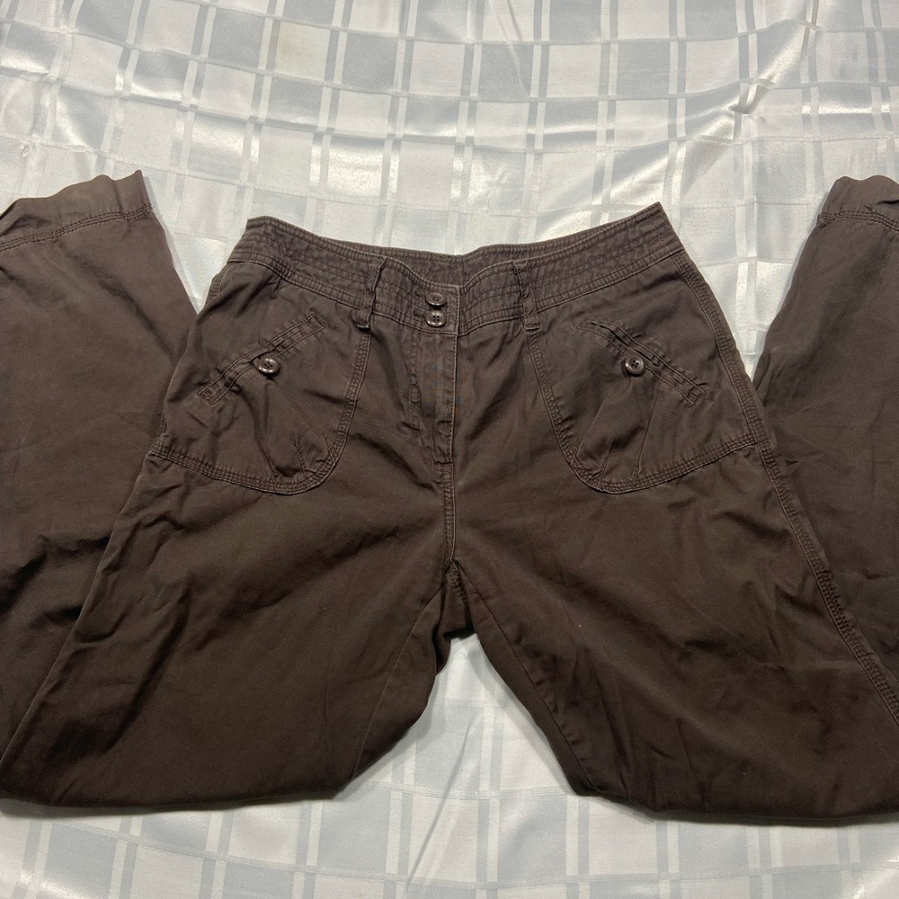 Denver Hayes Womens Brown Contemporary Fit Pants